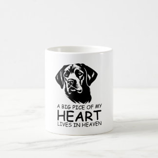 A BIG PICE OF MY HEART LIVES IN HEAVEN COFFEE MUG