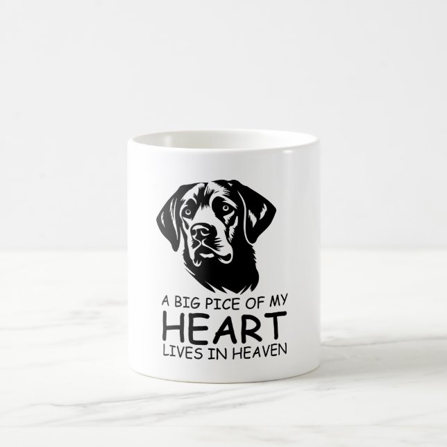 A BIG PICE OF MY HEART LIVES IN HEAVEN COFFEE MUG (Center)