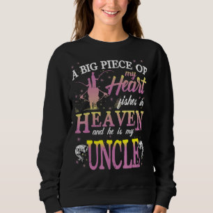 A Big Piece Of My Heart Fishes In Heaven He Is My Sweatshirt