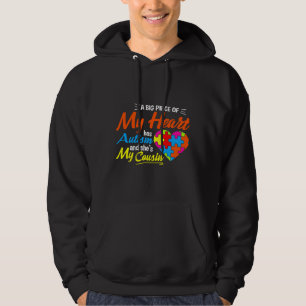 A Big Piece Of My Heart Has Autism Hoodie