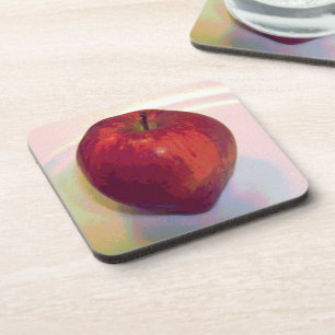 A Big Red Apple Coaster