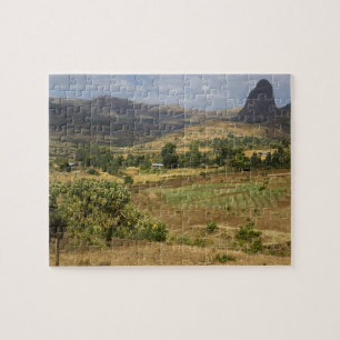 A big scenic view of a big rock mountain jigsaw puzzle