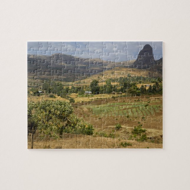 A big scenic view of a big rock mountain jigsaw puzzle (Horizontal)