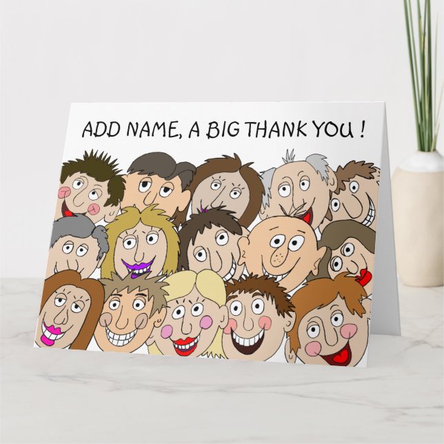 A Big Thank You (Front)