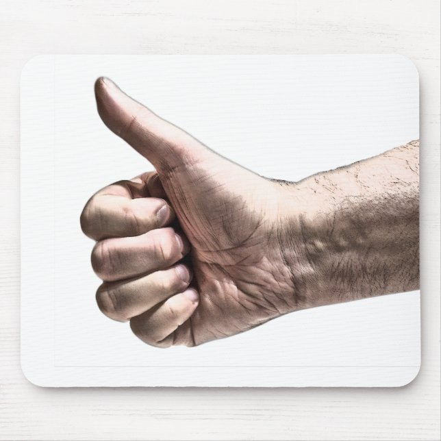 A Big Thumbs Up Mouse Mat (Front)