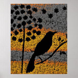 A Bird Among the Feathers Poster