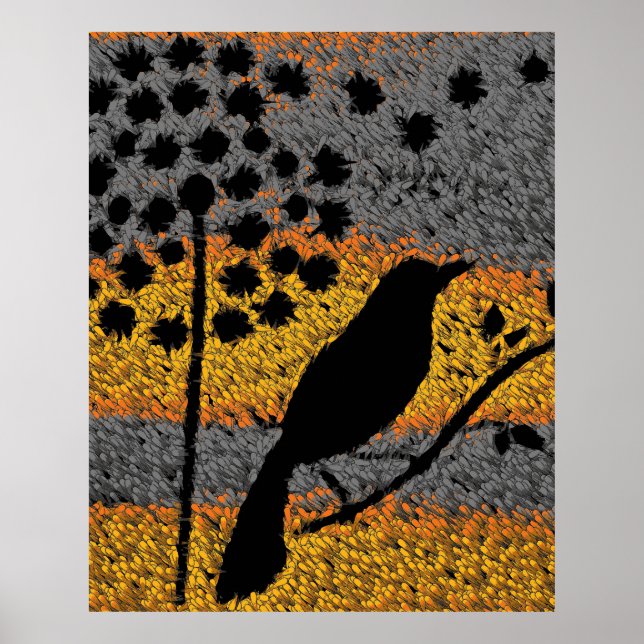 A Bird Among the Feathers Poster (Front)