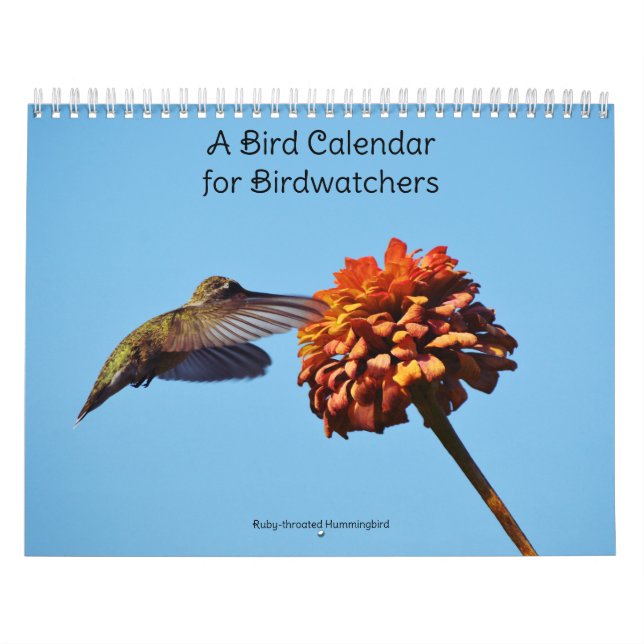 A Bird Calendar for Birdwatchers (Cover)