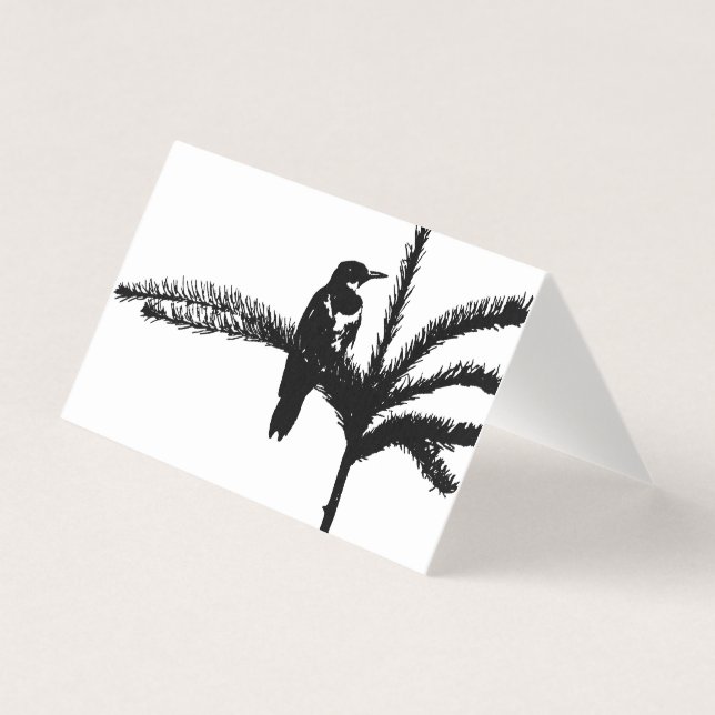 A bird on a branch (Front)