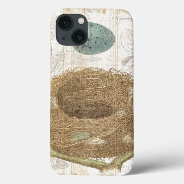 A Bird's Nest with a Decorative Egg Case-Mate iPhone Case (Back)