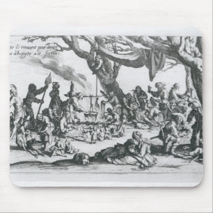 A Birth in a Gypsy Camp Mouse Mat