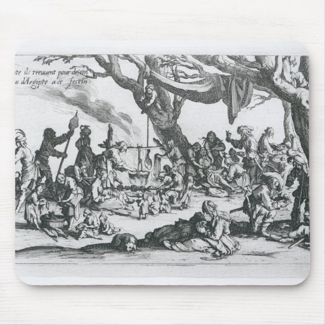 A Birth in a Gypsy Camp Mouse Mat (Front)