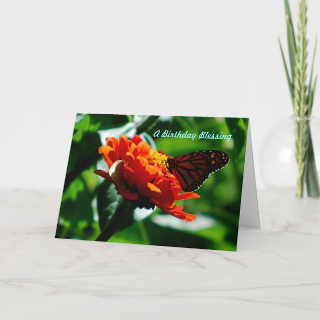 A Birthday Blessing Card (Front)