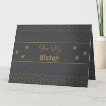 A Birthday Card For My Sister