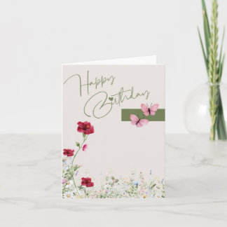 A birthday greeting card to warm the heart of a lo