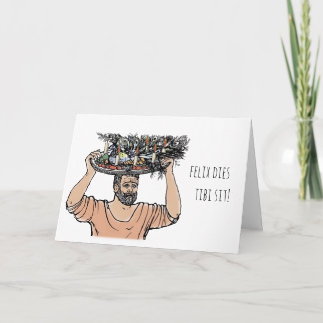 A Birthday Peacock from Grumio Card (Front)