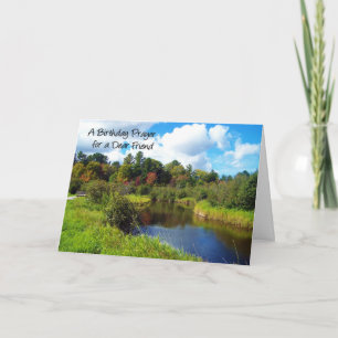 A Birthday Prayer for a Dear Friend Card