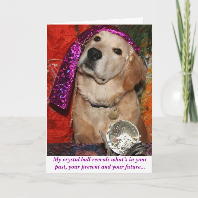 A Birthday Prediction Card (Front)