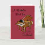 A Birthday wish for My Husband Card<br><div class="desc">A Birthday Card for a Huband</div>