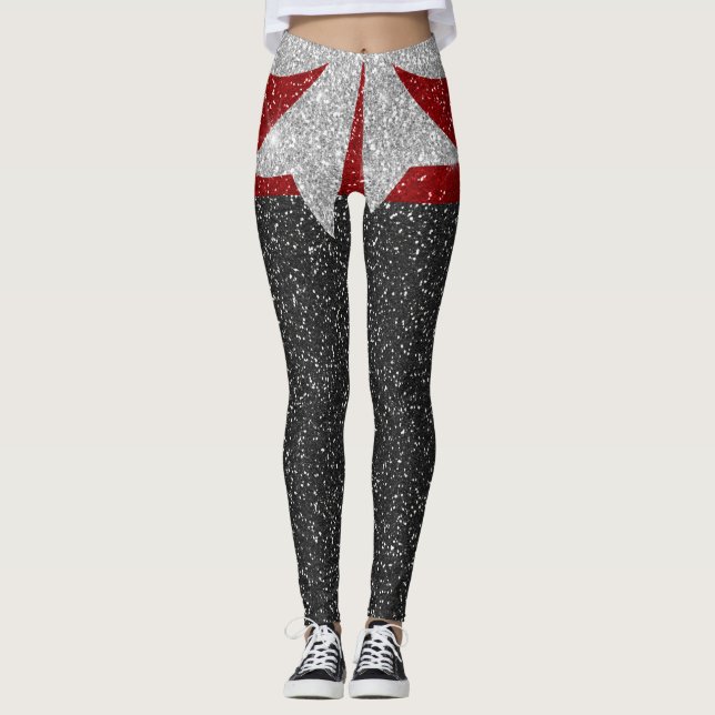 A Bit More Bling Pop Fashion Leggings (Front)