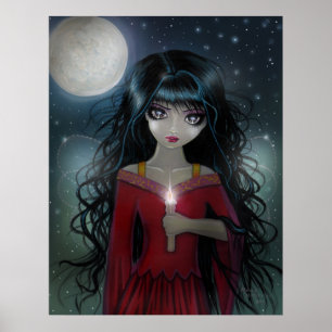 A Bit of Candlelight Fairy Poster Print
