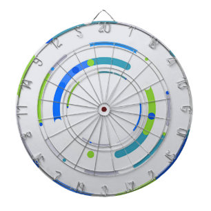 “A Bit of Color” Dart Board