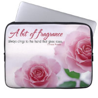 "A bit of fragrance" Inspirational Quote
