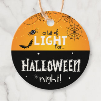 A Bit of Light for Halloween Night - Tags