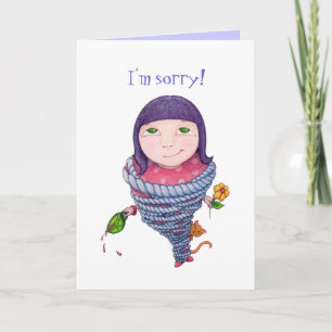 A Bit Tied Up Card
