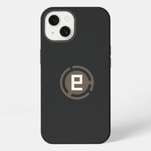a black and brown logo with the letter 9 iPhone 13 case