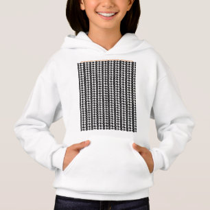 a black and white background with a lot of dots