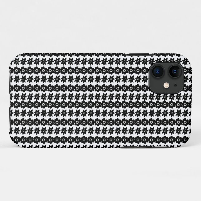 a black and white background with a lot of dots Case-Mate iPhone case (Back (Horizontal))
