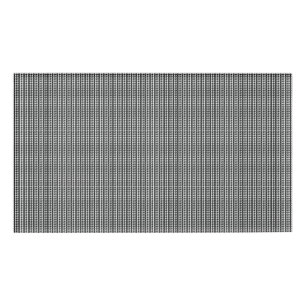 a black and white background with a lot of dots name tag