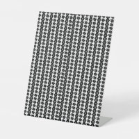 a black and white background with a lot of dots