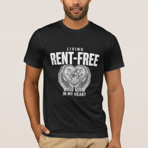 A black and white graphic featuring two hands hold T-Shirt