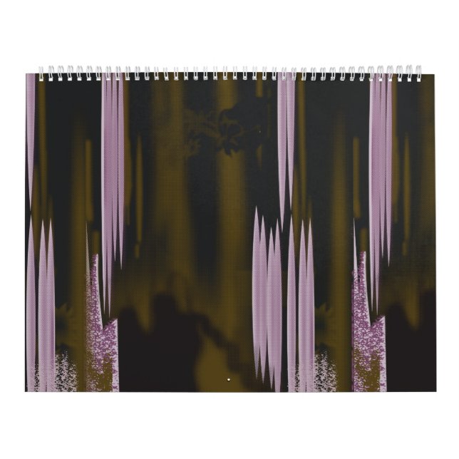 a black and white photo of a building calendar (Cover)