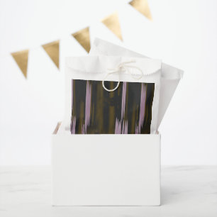 a black and white photo of a building favour bags