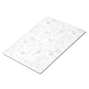 a black and white photo of a person holding a cell notepad