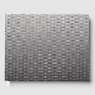 a black and white photo of a wall_ guest book