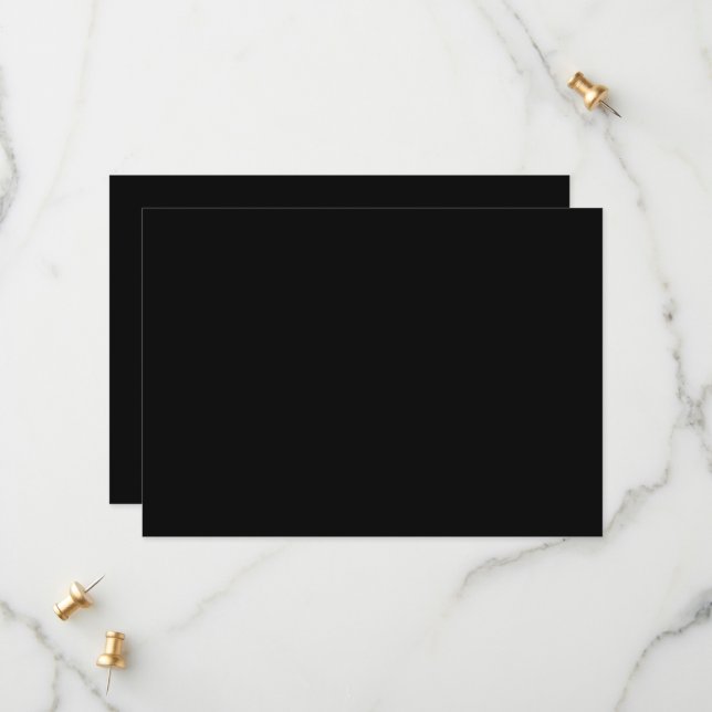 a black and white photo save the date (Front/Back In Situ)