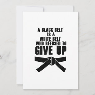 A Black Belt Is A White Belt Karate Tae Kwon Do