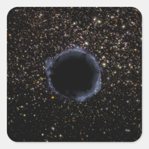 A Black Hole in a Globular Cluster Square Sticker