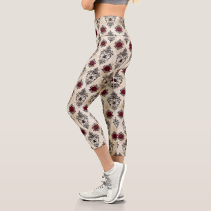 A Black Widow Series Design #25 Capri Leggings