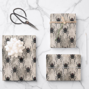 A Black Widow Series Design #30 Wrapping Paper Sheet