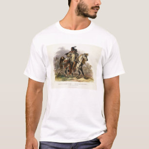 A Blackfoot Indian on Horseback, plate 19 from Vol T-Shirt