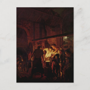 A Blacksmith's Shop, 1771 Postcard