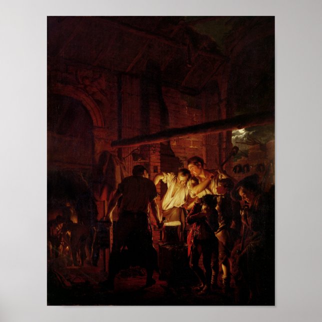 A Blacksmith's Shop, 1771 Poster (Front)