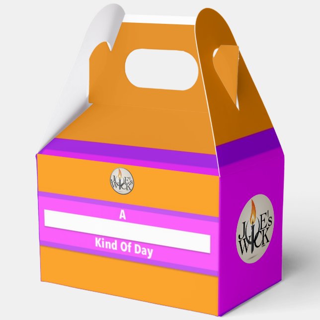 A "Blank" Kind Of Day Print with Joe's Wick Logo Favour Box (Back)
