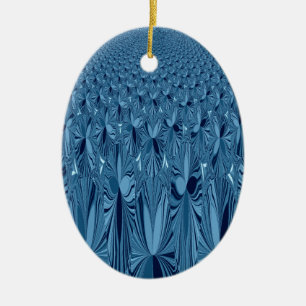 A blend of Blue Ceramic Tree Decoration