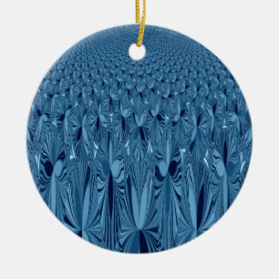 A blend of Blue Ceramic Tree Decoration